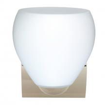  1WZ-412207-LED-CR - Besa Wall Bolla Chrome Opal Matte 1x9W LED