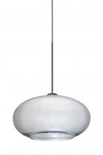  1XC-2492SF-BR - Besa Pendant Brio 7 Bronze Silver Foil 1x35W Halogen