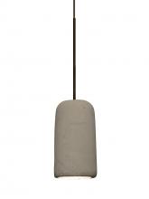  1XC-GLIDETN-LED-BR - Besa Glide Cord Pendant, Tan, Bronze Finish, 1x2W LED