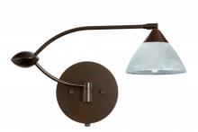  1WU-174352-BR - Besa Wall Domi Bronze Marble 1x50W Halogen Gy6.35