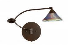  1WU-550493-BR - Besa Wall Swirl Bronze Dicro Swirl 1x50W Halogen Gy6.35