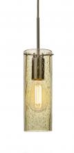  J-JUNI10GD-EDIL-BR - Besa, Juni 10 Pendant For Multiport Canopy, Gold Bubble, Bronze, 1x4W LED Filament