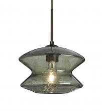  J-ZENMS-BR - Besa, Zen Cord Pendant For Multiport Canopy, Moss Bubble, Bronze Finish, 1x60W Medium