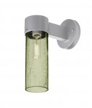  JUNI10MS-WALL-SL - Besa, Juni 10 Outdoor Sconce, Moss Bubble, Silver Finish, 1x60W Medium Base