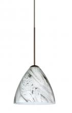  RXP-1779MG-BR - Besa Pendant Mia Bronze Marble Grigio 1x50W Halogen