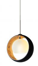  RXP-4293GF-BR - Besa Pendant Pogo Bronze Black/Inner Gold 1x35W Halogen