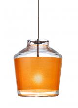  XP-PIC6GD-BR - Besa Pendant Pica 6 Bronze Gold Sand 1x50W Halogen