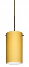  1BC-4404VM-BR - Besa Stilo 7 Pendant Bronze Vanilla Matte 1x50W Candelabra