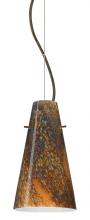  1KX-4124CE-BR - Besa Cierro Cable Pendant Ceylon Bronze 1x100W A19