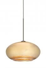  1XP-2492GF-BR - Besa Pendant Brio 7 Bronze Gold Foil 1x35W Halogen