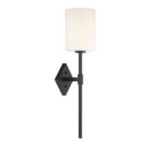  9-0902-1-89 - Destin 1-Light Wall Sconce in Matte Black