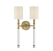  9-103-2-322 - Fremont 2-Light Wall Sconce in Warm Brass