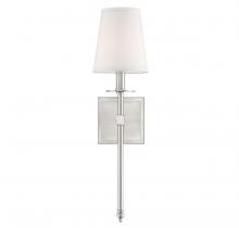  9-302-1-SN - Monroe 1-Light Wall Sconce in Satin Nickel