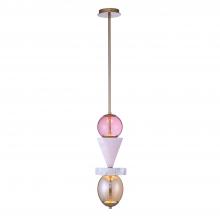  518756WB - Demi Pink Jade LED Mini Pendant