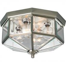  P5789-09 - Four-Light Beveled Glass 11-1/8" Close-to-Ceiling