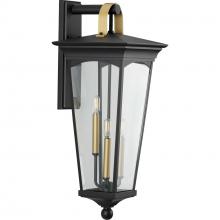  P560184-031 - Chatsworth Collection Black Three-Light Large Wall Lantern