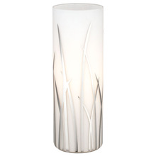  92743A - 1x60W Table Lamp w/ Chrome Finish & White & Chrome Décor