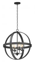  27584CDBK - Compass Outdoor 4-Light Pendant