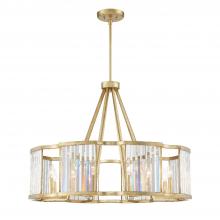  DAR-1018-DT - Darcy 8 Light Distressed Twilight Chandelier