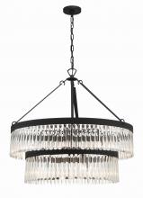  EMO-5408-BF - Emory 9 Light Black Forged Chandelier