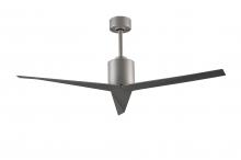  EK-BN-BN - Eliza 3-blade paddle fan in Brushed Nickel finish with brushed nickel all-weather ABS blades. Opti