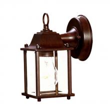  5001BW - Builder's Choice Collection Wall-Mount 1-Light Outdoor Burled Walnut Light Fixture