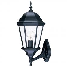  5250BK - Richmond Collection Wall-Mount 1-Light Outdoor Matte Black Light Fixture