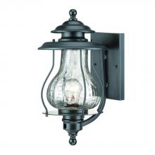  8201BK - Blue Ridge Collection Wall-Mount 1-Light Outdoor Matte Black Light Fixture