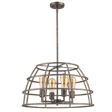  IN21346AS - Rebarre 4-Light Pendant