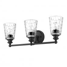  IN40022BK - Mae 3-Light Matte Black Vanity