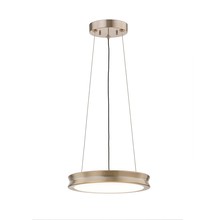 Justice Design Group FSN-4191-OPAL-BRSS - Bevel 12" LED Pendant