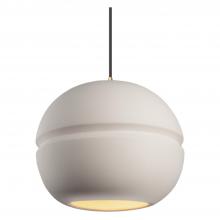  CER-6415-BIS-ABRS-BKCD-LED2-1400 - Large Sphere 1-Light LED Pendant