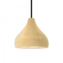  CER-6560-MYLW-MBLK-RIGID-LED1-700 - Small Droplet LED Pendant