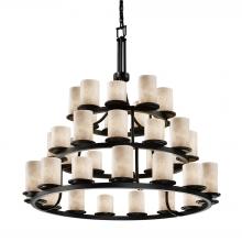  CLD-8712-10-DBRZ - Dakota 36-Light 3-Tier Ring Chandelier