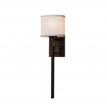 Justice Design Group FAB-4401-CREM-DBRZ - Alpine ADA 1-Light Wall Sconce