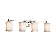  FAB-8424-15-WHTE-CROM-LED4-2800 - Tetra 4-Light LED Bath Bar