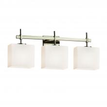 Justice Design Group FSN-8413-55-OPAL-NCKL-LED3-2100 - Union 3-Light LED Bath Bar