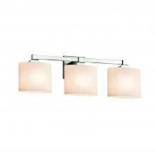 Justice Design Group FSN-8433-30-OPAL-CROM-LED3-2100 - Regency 3-Light LED Bath Bar