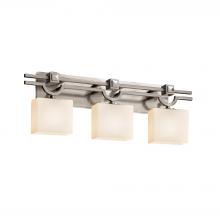  FSN-8503-55-OPAL-NCKL-LED3-2100 - Argyle 3-Light LED Bath Bar