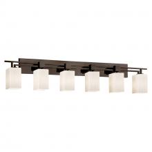  FSN-8706-15-RBON-DBRZ - Aero 6-Light Bath Bar