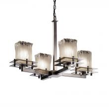  GLA-8100-26-WTFR-NCKL-LED4-2800 - Metropolis 4-Light LED Chandelier