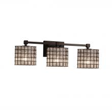  WGL-8423-30-GRCB-MBLK-LED3-2100 - Tetra 3-Light LED Bath Bar