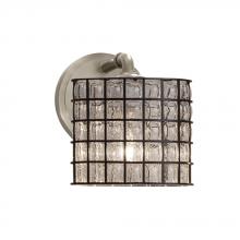 Justice Design Group WGL-8467-30-GRCB-NCKL-LED1-700 - Bronx ADA 1-Light LED Wall Sconce