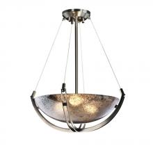  FSN-9721-35-MROR-NCKL-LED3-3000 - 18" LED Pendant Bowl w/ Crossbar