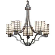  WGL-8500-30-GRCB-NCKL - Argyle 5-Light Chandelier