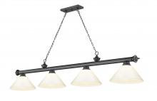  2306-4BP-PWH - 4 Light Billiard