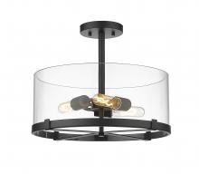  3032SF-MB - 3 Light Semi Flush Mount