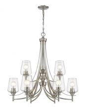  473-9BN - 9 Light Chandelier