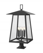  5015PHXXLR-533PM-BK - 6 Light Outdoor Pier Mounted Fixture