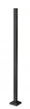  536P-BK - --- Light Outdoor Posts + Hardware